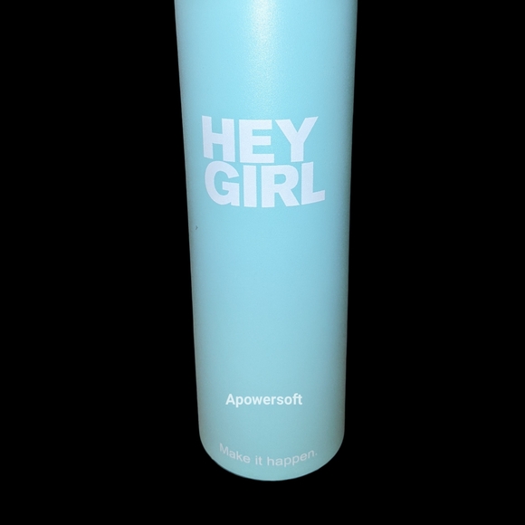 Hey Girl Mint Green Thermos- Vacuum Insulated Bottle - Picture 3 of 6